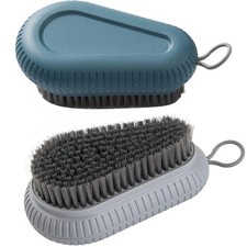 2 Pack Stiff Bristles Nail Brush Hand Finger Nail Toenail Scrubber for Mechanics
