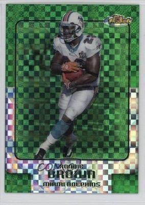 2006 Topps Finest Green X-Fractor 27/50 Ronnie Brown #59 08r6