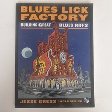 Blues Lick Factory Guitar Book & CD by Jesse Gress Backbeat Books Blues Tab