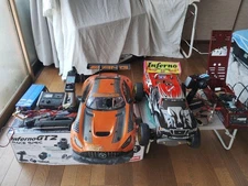 Inferno Gt2 Chassis & Radio Set Rc Car Bundle Includes Inferno Assembled