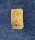 1/2 Ounce .999 Fine Silver Texas Bar; 1776 Commemorative Federated Mint