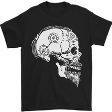 Viking Skull Thor Valhalla Camiseta Hombre Algodón 100% Jersey Manga Corta