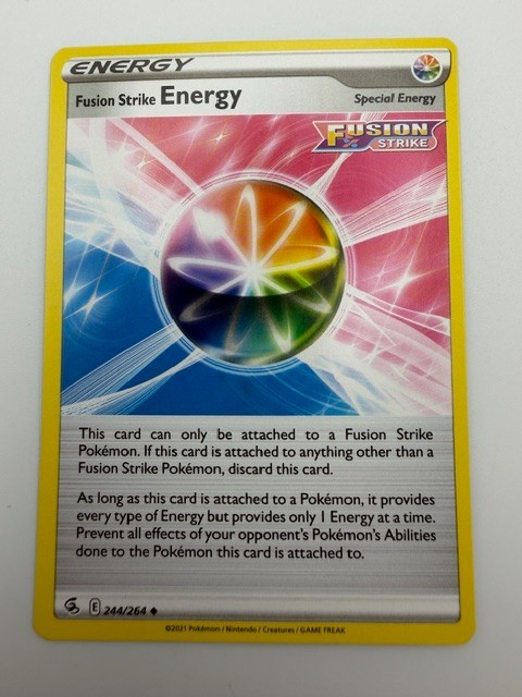 #244/264 Fusion Strike Energy Normal Uncommon - Pokémon Fusion Strike English NM