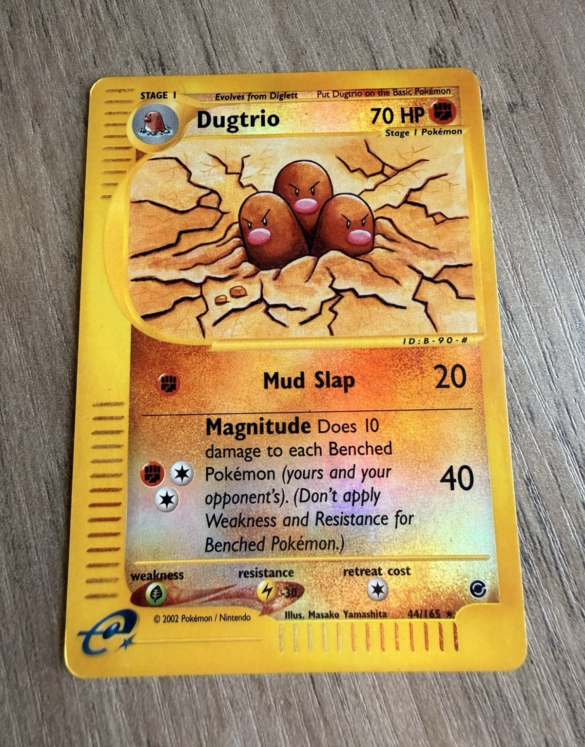 Pokémon Dugtrio 44/165 Reverse Holo English