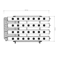 Growrilla NFT28 Hydroponic Aeroponic Grow System Kit