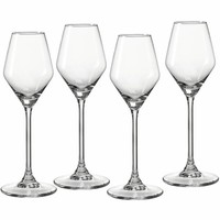 Ritzenhoff & Breker LiköRglas 4Er Set Rumba, Schnapsglas, Glas, Klar, 140 Ml