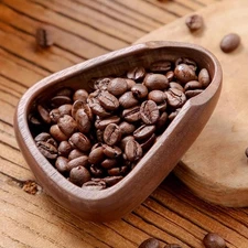 Coffee Bean Bowl Wooden Coffee Bean Dosing Cup Walnut Wood Cup