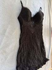 Victoria Secret The Lacie Ruffle Lace Nightie Push Up Valentines Coquette Size M