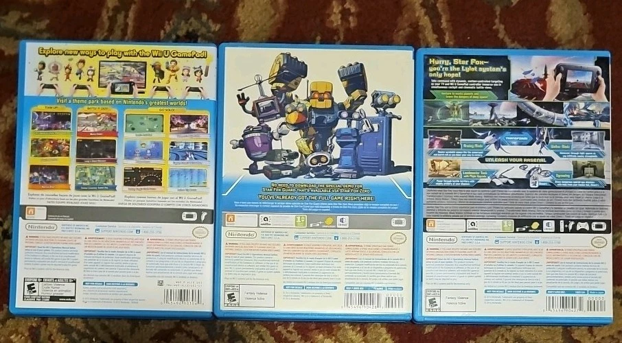 Paquete Wii U CIB - Nintendo Land, Star Fox Guard, Star Fox Zero Foto 2 de 2