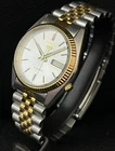 RARE Vintage Two Tone Seiko 5 President SNXJ90 Automatic Watch 36mm