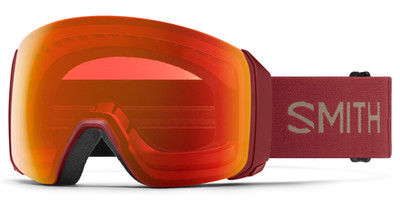 NEW Smith 4D Mag XL Snow Goggles-Ironwood-CP Everyday Red+Yellow Flash Lens