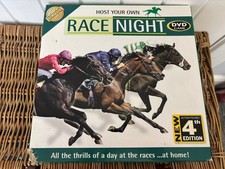 Host Your Own Race Night DVD Game Horse Racing Home Cheatwell Games Betting 4 Ed