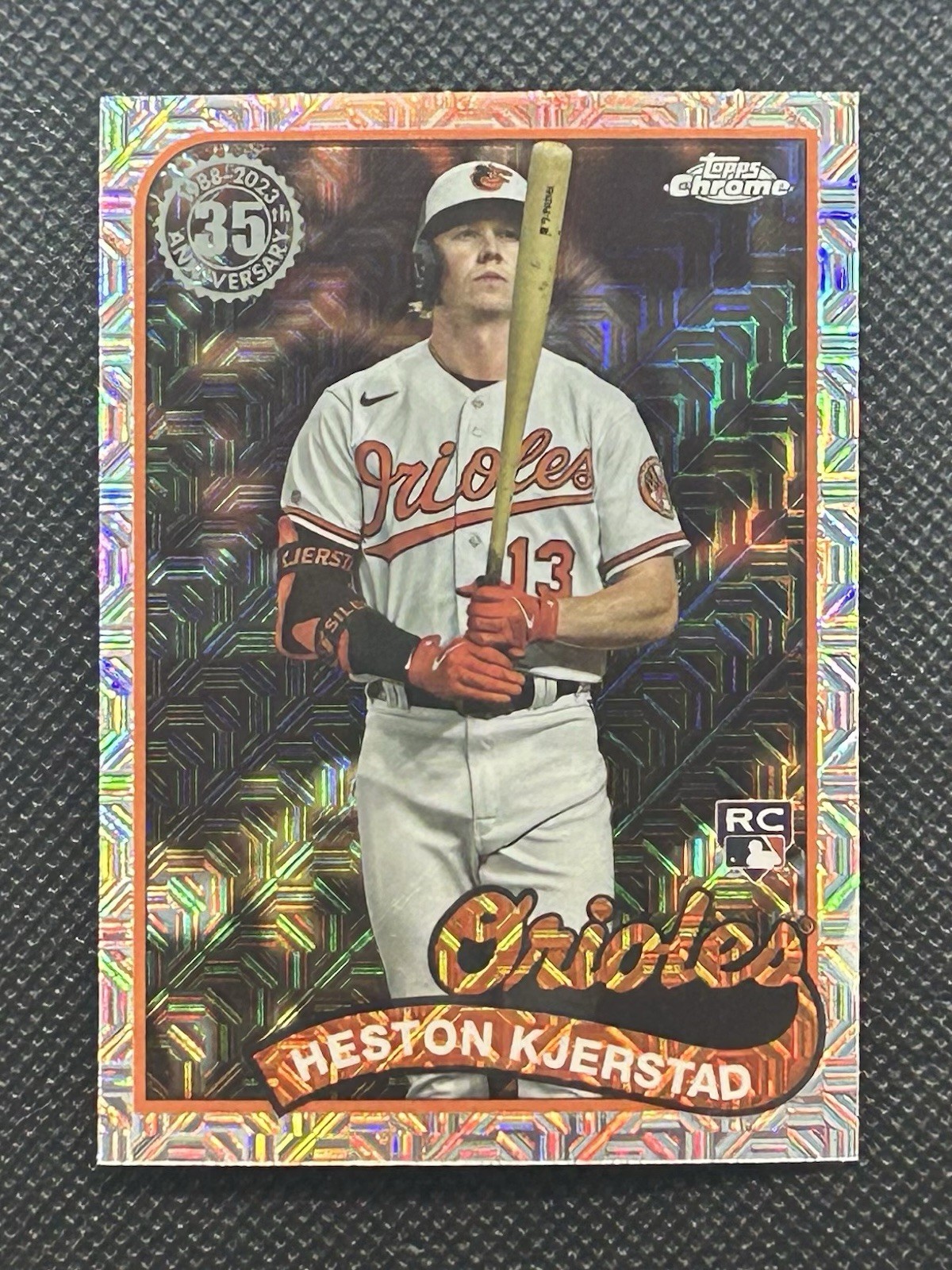 HESTON KJERSTAD ROOKIE SILVER PACK 1989 INSERT 2024 TOPPS SERIES 1 CARD #T89C-79