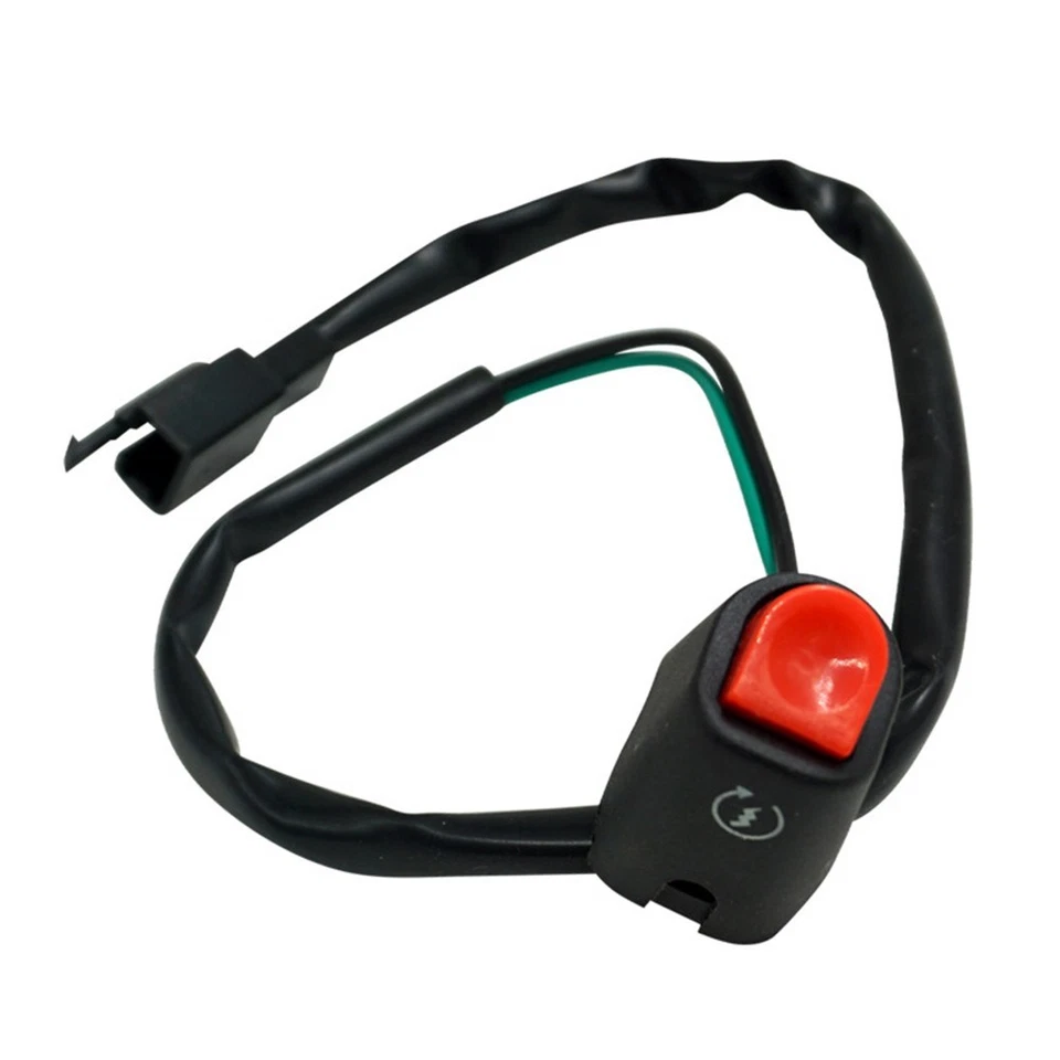 Electric Bike Switch ATV Ignition Button 22mm Handlebar Fit For Snowmobiles - Image 2 of 4