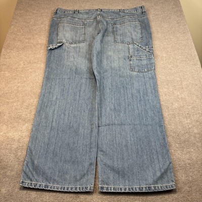 Vintage Y2K Old Navy Jeans Mens 46x32 Loose Painter Carpenter Wide Leg Pant 2000