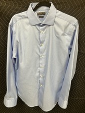 Calvin Klein Men's 16 34/35 Slim Fit Long Sleeve Dress Shirt