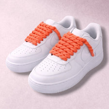 Schn&uuml;rsenkel Seil Sneaker rund klobig orange 10mm 120cm