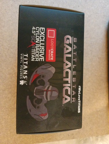 Loot Crate Exclusive 4.5 Cylon Raider Battlestar Galactica Titans Vinyl Figure - Picture 5 of 5