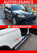💕PEDANE LATERALI DESIGN M PER BMW X3 F25 2010+ SOTTOPORTA ANTISCIVOLO M LOOK💕