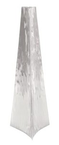 GwG Outlet Stainless Steel Vase 4"W 15"H 90925