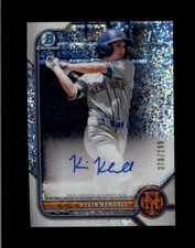 KEVIN KENDALL 2022 BOWMAN CHROME ROOKIE SPECKLE REFRACTOR AUTO #070/299 BC9042