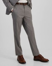 Michael Kors Boy's Gray Classic-Fit Check Suit Separate Pants Size 20R