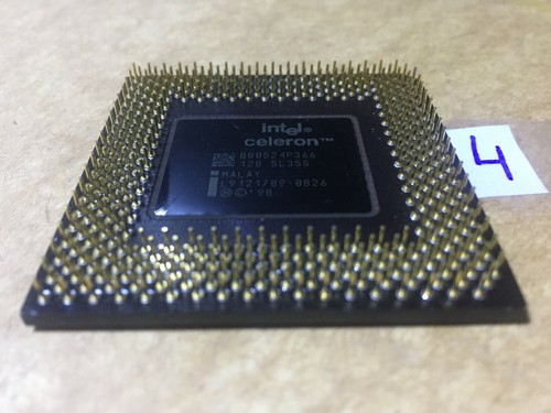 Intel Pentium Celeron Processor CPU Socket PGA 370 Black Fiber Vintage TESTED k. - Picture 25 of 139