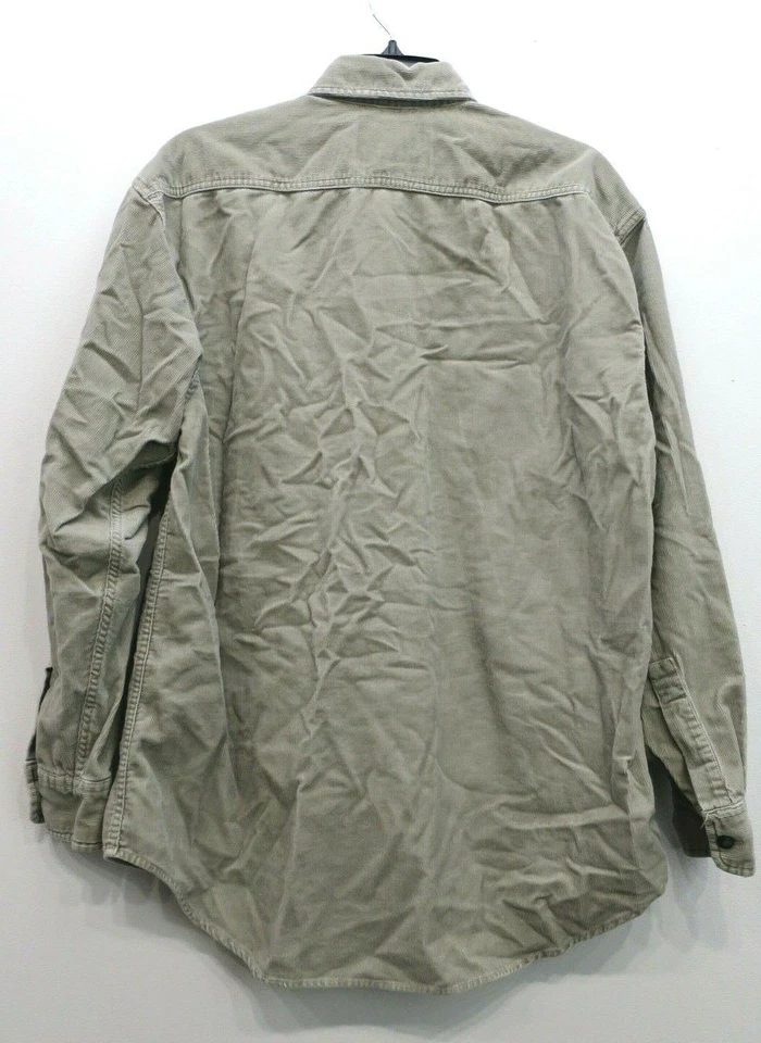 Camisa de pana de algodón manga larga con botones American Eagle Outfitters para hombre S Foto 2 de 4