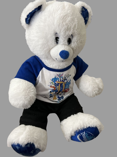 Build a Bear Disney Disneyland Diamond Celebration 60 White Bear with Outfit - Picture 2 of 5