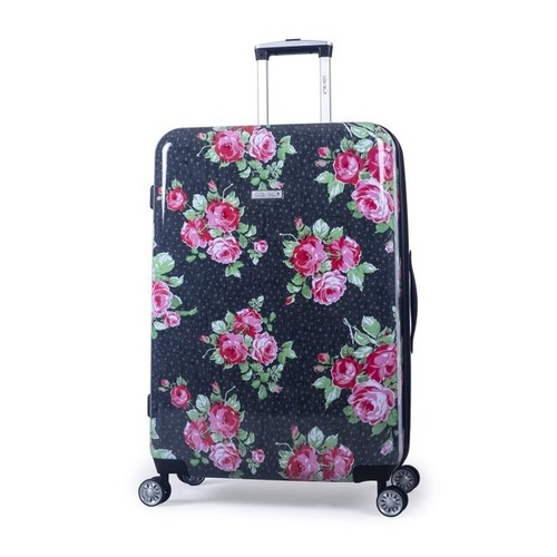 28 Inch Checked Hardside Suitcase 