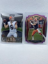 2020 Select Baker Mayfield Purple Premier Level Die Cut #123 Plus Call To Arms🔥