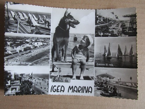 *4 CARTOLINE IGEA MARINA  - SPIAGGIA - PANORAMI  VARI  - Picture 3 of 4