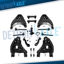 2WD Front Upper Lower Control Arms Kit for 19...