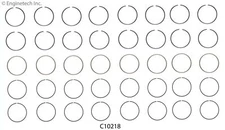 Premium Piston Rings 1999-2005 Chevrolet GMC 6.0L V8 LS-Series