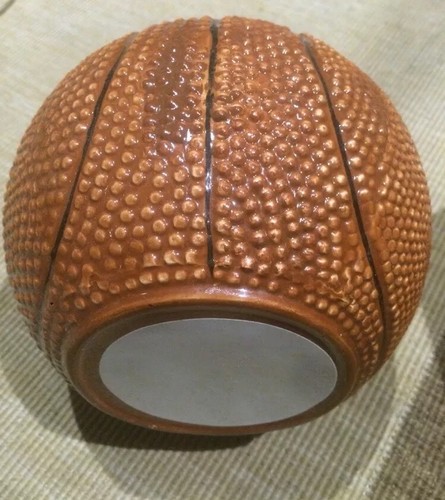 Photo Basketball Hand Painted Ceramic Bank Photo Collectible - Picture 4 of 8
