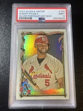 2023 Allen Ginter 128 Albert Pujols Silver Portrait Hot Box PSA 9 