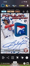 Topps Bunt Christopher Morel Pristine Popular Demand Sig Relic Iconic DIGITAL