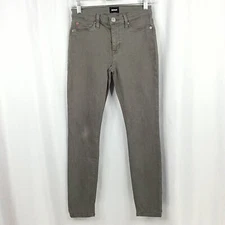 HUDSON Jeans Women's Size 27 Natalie Mid Rise Super Skinny Gray