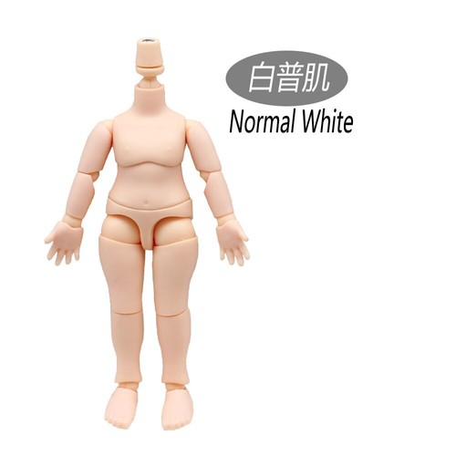 11CM Doll Toys Body Head 11 1/12 BJD Body Spherical Joint Doll Toy Hand Set - Picture 16 of 34