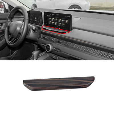 For Honda Accord 11th 2023-2024 Wood Grain Central Console Navigation Strip Trim