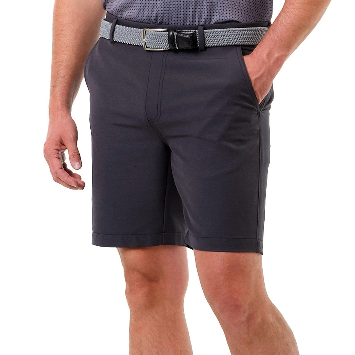 Greg Norman Men's Golf Performance Short Size 38 Black