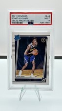 2021 Donruss Press Proof Silver Bones Hyland #244 Rated Rookie PSA 9 Nuggets