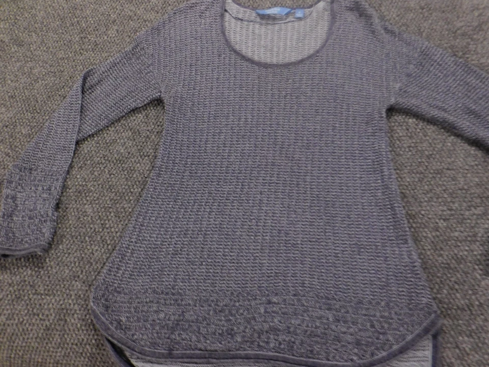 Suéter Simply Vera Vera Wang Mujer Medio Azul Jersey Elástico Foto 3 de 4