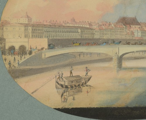 Balthasar Wigand (1770-1846) "Ferdinandsbruecke (Ferdinandsbridge) in Vienna", - Picture 3 of 12