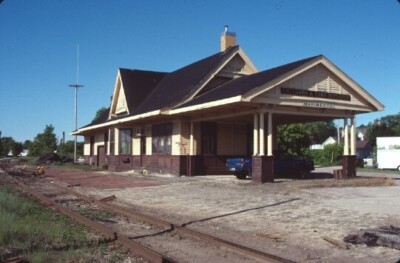 ELS STATION MARINETTE WI (ESCANABA & LAKE SUPERIOR) ORIGINAL DIA 6-25-99 T21-5