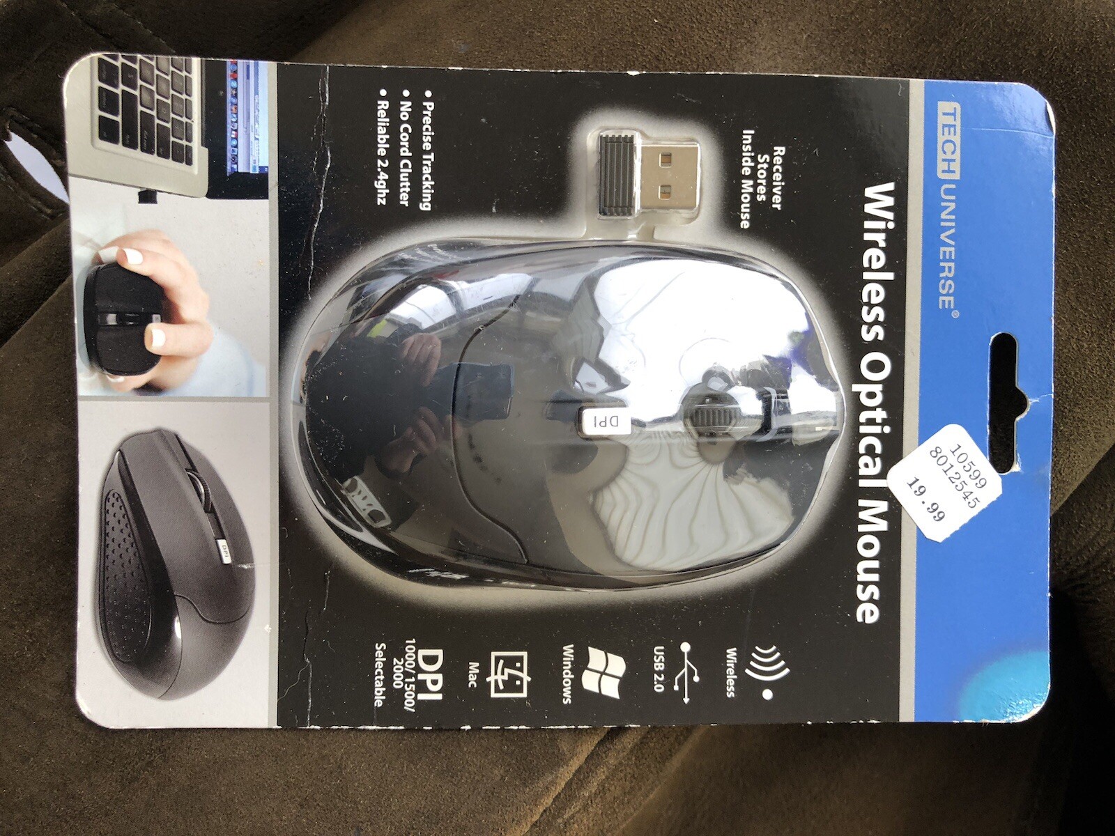Slim Wireless Mouse with Silent Click and USB Receiver  -image