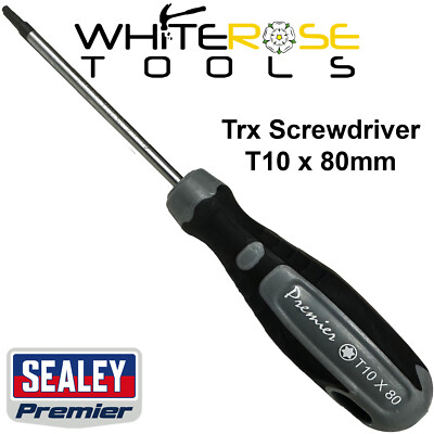 Sealey Trx Star Schraubendreher T10 x 80 mm Torx Garage Werkstatt Ersatzteil
