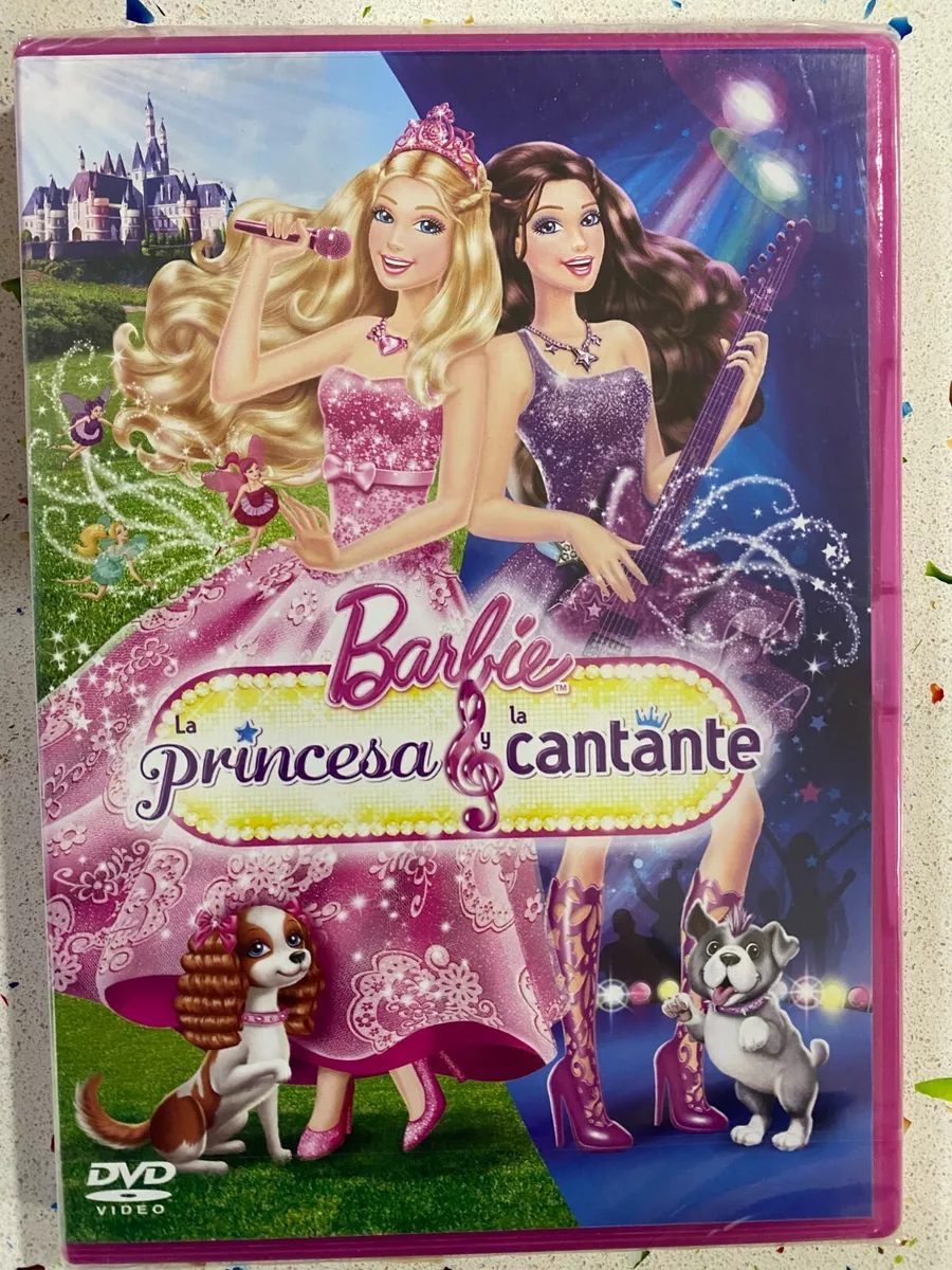 BARBIE THE PRINCESS SINGER DVD NEW SEALED SPANISH ENGLISH AM