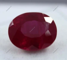 10 Ct Natural CERTIFIED Ruby Red Oval Cut Rare Loose Gemstone
