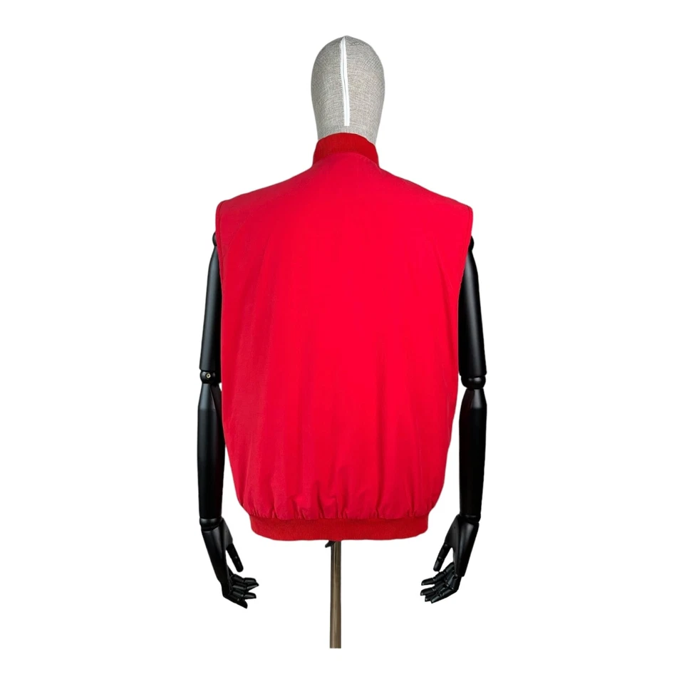 Chaqueta chaleco vintage con logotipo de metal LACOSTE Foto 3 de 4